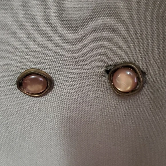 Vintage,  Sears green wool coat with real fur collar. - Picture 3 of 14